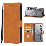 Leather Phone Case For OPPO Realme GT/GT Neo2T/Q3 Pro 5G(Brown)