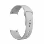 For Samsung Galaxy Watch4 40&44mm/Watch4 Classic 42&46mm Silicone Reverse Buckle Watch Band(Grey)