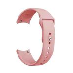For Samsung Galaxy Watch4 40&44mm/Watch4 Classic 42&46mm Silicone Reverse Buckle Watch Band(Rose Pink)