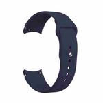 For Samsung Galaxy Watch4 40&44mm/Watch4 Classic 42&46mm Silicone Reverse Buckle Watch Band(Midnight Blue)