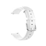 For Huawei Watch GT 3 46mm/GT Runner 22mm Round Tail Leather Watch Band(White)