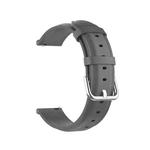 For Huawei Watch GT 3 42mm 20mm Round Tail Leather Watch Band(Grey)