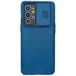 For OnePlus 9RT 5G NILLKIN Black Mirror Series Camshield PC Phone Case(Blue)