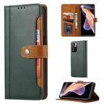 For Xiaomi Redmi Note 11 Pro/Note 11 Pro+ Calf Texture Double Fold Leather Phone Case(Green)