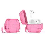 TPU Anti-full Earphone Protective Case with Lanyard For AirPods 3(Pink)