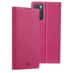 For OPPO Reno6 5G ViLi DMX Series Shockproof Magnetic Attraction Horizontal Flip Leather Phone Case(Rose Red)