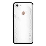 For Vivo Y83 Texture Gradient Glass Protective Case(White)