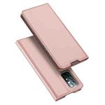 For Xiaomi Redmi Poco M4 Pro 5G/Redmi Note 11S/11T 5G/Redmi Note 11 DUX DUCIS Skin Pro Series Shockproof Horizontal Flip Leather Phone Case(Rose Gold)