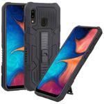 For Samsung Galaxy A20 / A30 All Inclusive Double-color TPU + PC Phone Case(Black)