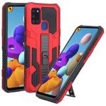 For Samsung Galaxy A21s All Inclusive Double-color TPU + PC Phone Case(Red)