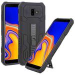 For Samsung Galaxy J6+ / J6 Prime All Inclusive Double-color TPU + PC Phone Case(Black)