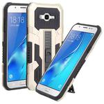 For Samsung Galaxy J7 / J7 Nxt All Inclusive Double-color TPU + PC Phone Case(Gold)