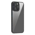 For iPhone 13 Pro Max Skystar Shockproof TPU + Transparent PC Phone Case (Black)