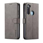 For Xiaomi Redmi Note 8T LC.IMEEKE Calf Texture Horizontal Flip Leather Case, with Holder & Card Slots & Wallet(Grey)