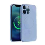 For iPhone 11 Pro Liquid Silicone Full Coverage Magsafe Phone Case (Grey)