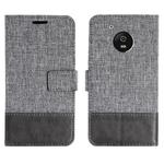 For Motorola Moto G5 MUMXA MX102 Horizontal Flip Canvas Stitching Leather Case with Holder & Card Slots & Wallet(Grey)