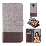 For Huawei Nova 5i Pro MUMXA MX102 Horizontal Flip Canvas Stitching Leather Case with Holder & Card Slots & Wallet(Brown)