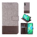 For Huawei Nova 5 Pro MUMXA MX102 Horizontal Flip Canvas Stitching Leather Case with Holder & Card Slots & Wallet(Brown)