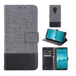 For Nokia 6.2 MUMXA MX102 Horizontal Flip Canvas Stitching Leather Case with Holder & Card Slots & Wallet(Black)