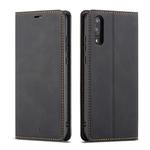 For Huawei P20 Forwenw Dream Series Oil Edge Strong Magnetism Horizontal Flip Leather Case with Holder & Card Slots & Wallet & Photo Frame(Black)
