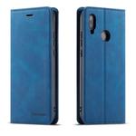 For Huawei P20 Lite Forwenw Dream Series Oil Edge Strong Magnetism Horizontal Flip Leather Case with Holder & Card Slots & Wallet & Photo Frame(Blue)