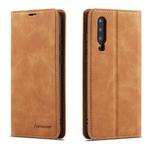 For Huawei P30 Forwenw Dream Series Oil Edge Strong Magnetism Horizontal Flip Leather Case with Holder & Card Slots & Wallet & Photo Frame(Brown)