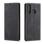 For Huawei P30 Lite Forwenw Dream Series Oil Edge Strong Magnetism Horizontal Flip Leather Case with Holder & Card Slots & Wallet & Photo Frame(Black)
