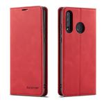 For Huawei P30 Lite Forwenw Dream Series Oil Edge Strong Magnetism Horizontal Flip Leather Case with Holder & Card Slots & Wallet & Photo Frame(Red)