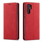 For Huawei P30 Pro Forwenw Dream Series Oil Edge Strong Magnetism Horizontal Flip Leather Case with Holder & Card Slots & Wallet & Photo Frame(Red)