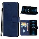 For iPhone 12 Pro Max Leather Phone Case(Blue)