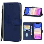 For iPhone 11 Leather Phone Case (Blue)