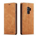 For Galaxy S9 Forwenw Dream Series Oil Edge Strong Magnetism Horizontal Flip Leather Case with Holder & Card Slots & Wallet & Photo Frame(Brown)