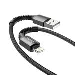 hoco X71 Especial 2.4A USB to 8 Pin Charging Data Cable for iPhone, iPad(Black)