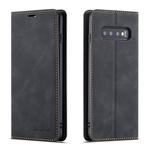 For Galaxy S10+ Forwenw Dream Series Oil Edge Strong Magnetism Horizontal Flip Leather Case with Holder & Card Slots & Wallet & Photo Frame(Black)