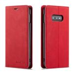 For Galaxy S10e Forwenw Dream Series Oil Edge Strong Magnetism Horizontal Flip Leather Case with Holder & Card Slots & Wallet & Photo Frame(Red)