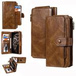 For iPhone 11 Pro Retro Multifunctional Horizontal Flip PU Leather Case with Card Slot & Holder & Wallet & Photo Frame(Brown)