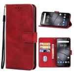 Leather Phone Case For Gigaset GS5(Red)
