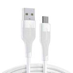 JOYROOM S-1030M12 3A USB to Micro USB Fast Charging Data Cable, Cable Length: 1m(White)