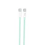 hoco X68 100W Type-C / USB-C to Type-C / USB-C Fast Charging Data Cable, Length:1m(Green)