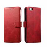 For iPhone 6 GUSSIM Magnetic Horizontal Flip Leather Case with Holder & Card Slots & & Wallet(Red)