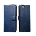 For iPhone 6 GUSSIM Magnetic Horizontal Flip Leather Case with Holder & Card Slots & & Wallet(Blue)