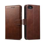 For iPhone 8  / 7 GUSSIM Magnetic Horizontal Flip Leather Case with Holder & Card Slots & & Wallet(Brown)
