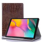 For Samsung Galaxy Tab A7 Lite T220/T225 Crocodile Texture Leather Tablet Case(Brown)
