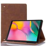 For Samsung Galaxy Tab A7 T500 Retro Leather Tablet Case(Light Brown)