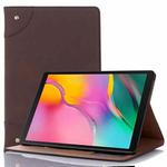 For Samsung Galaxy Tab A7 T500 Retro Leather Tablet Case(Dark Brown)