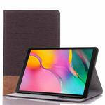 For Samsung Galaxy Tab A7 Lite T220/T225 Cross Texture Leather Tablet Case(Dark Brown)
