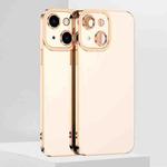 For iPhone 13 6D Electroplated TPU Phone Case(White)
