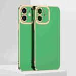 For iPhone 11 6D Electroplated TPU Phone Case (Green)