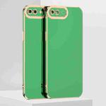 For iPhone SE 2022 / SE 2020 / 8 / 7 6D Electroplated TPU Phone Case(Green)