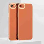 6D Electroplated TPU Phone Case For iPhone 7 Plus / 8 Plus(Brown)